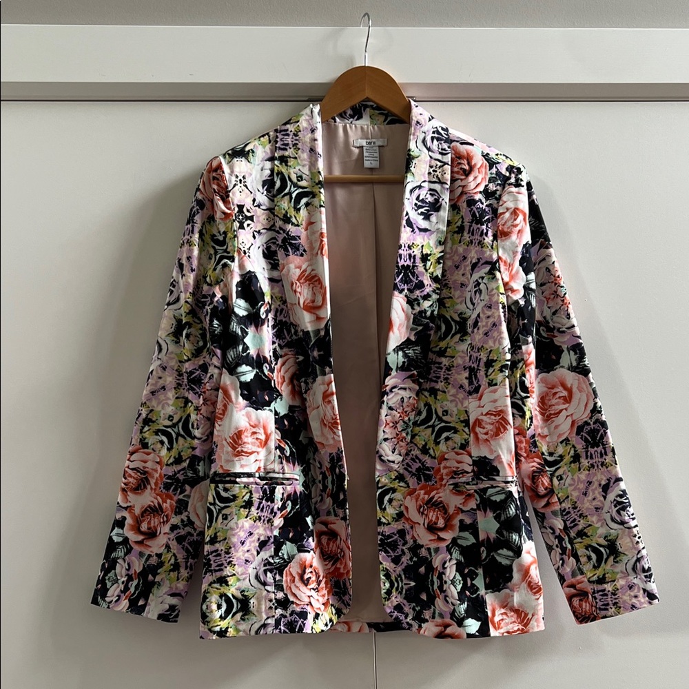 Bar III Floral Blazer